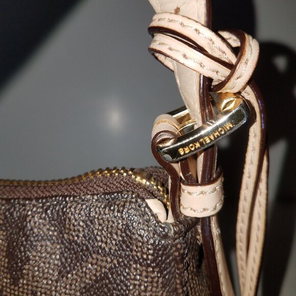 Michael Kors Brown Leather Shoulder Bag - Picture 7 of 15